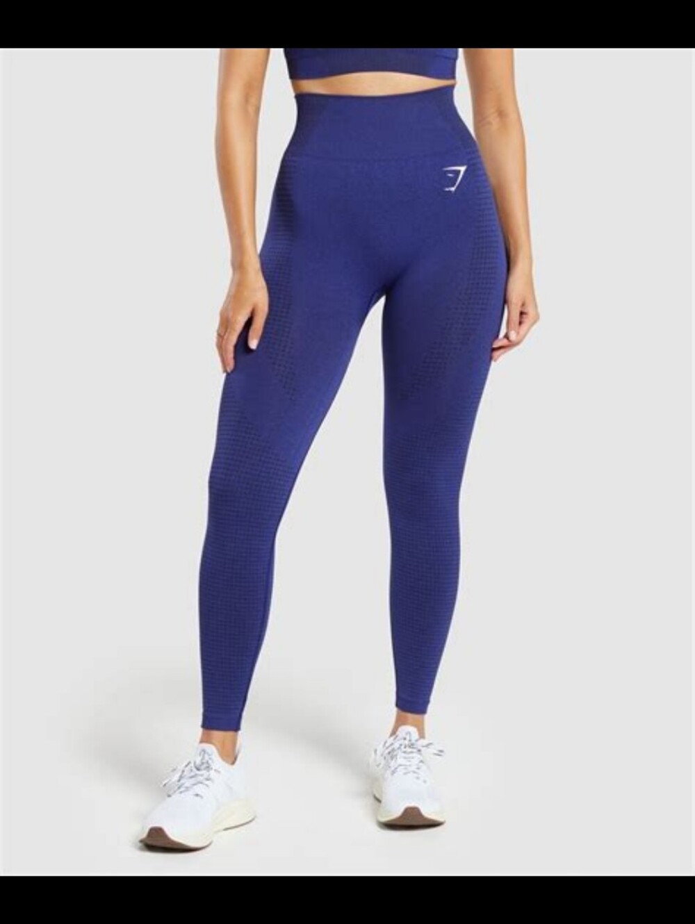Gymshark Vital Seamless 2.0 Leggings Cobalt Purple Marl Size M High Rise